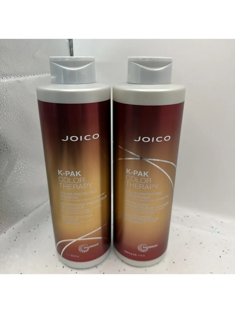 Joico K-PAK Color Therapy Shampoo Conditioner Duo 33.8oz Liter Set Salon Size